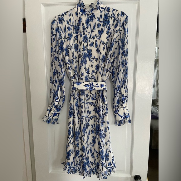 Tory Burch Deneuve Blue Dress - Picture 2 of 5